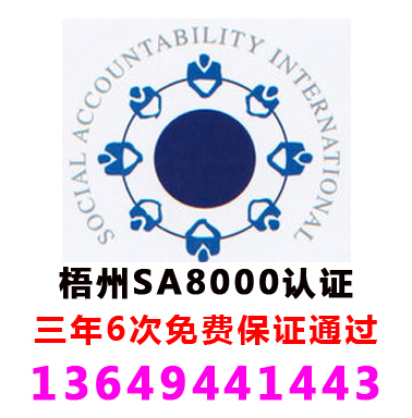 梧州SA8000社會(huì)責(zé)任管理認(rèn)證