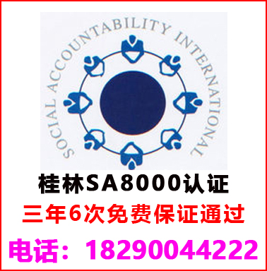 桂林SA8000社會(huì)責(zé)任管理認(rèn)證